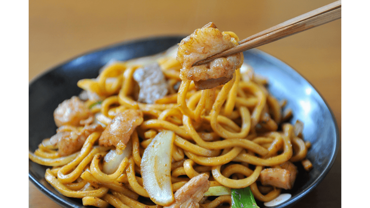 津山ホルモンうどん