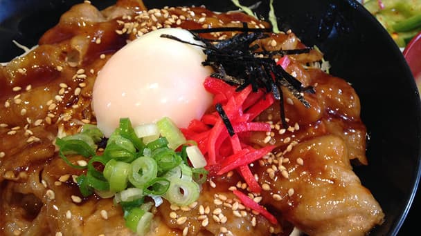 レモンポーク丼