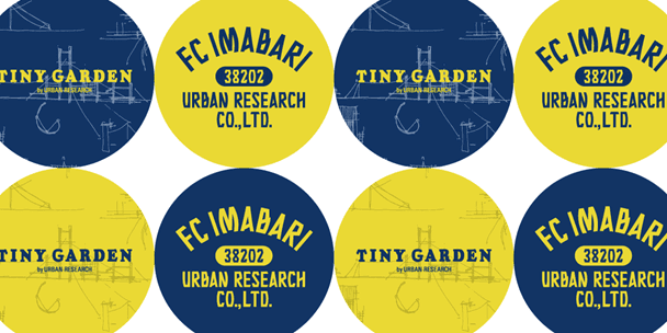 FC今治×アーバンリサーチの缶バッジワークショップ、オリジナルグッズなどの販売