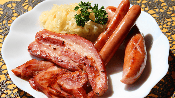 焼きベーコン・焼きフランクフルト