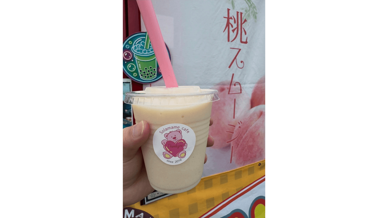 桃スムージー
