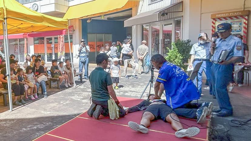 【地域コラボ活動】救急の日フェアに出店しました!