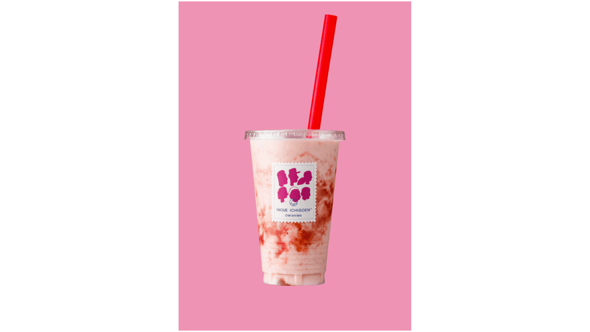 濃厚いちごスムージー