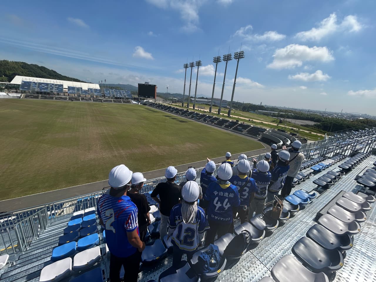 ゴール裏2階中央からの景色