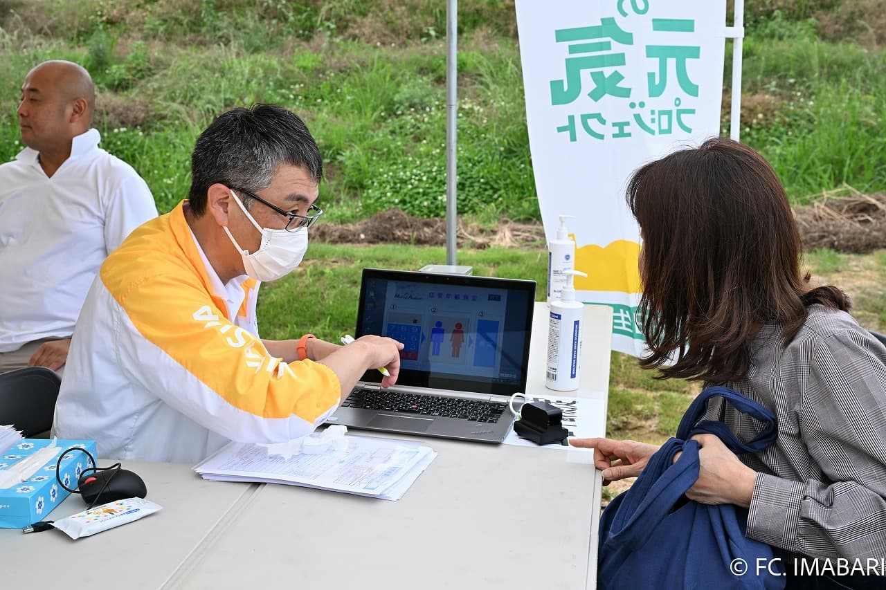血管年齢測定会/ガラポン抽選会